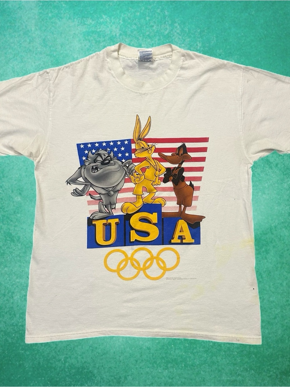 Vintage Looney Tunes USA Olympics Shirt